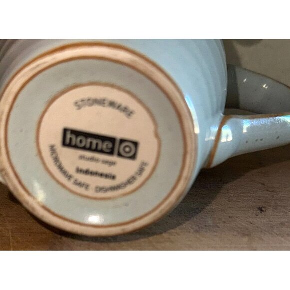 Handcrafted Stoneware Mug 5" Tall Dishwasher & Microwave Safe - Picture 2 of 4